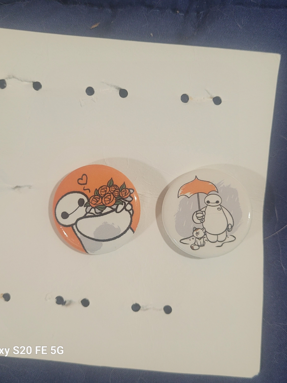 Baymax Cartoon Pin Set